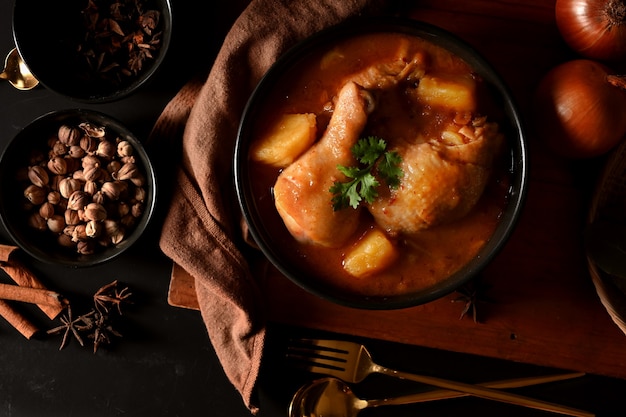 chicken Massaman Curry soup