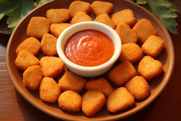 Chicken_nuggets_arranged_in_a_circle_with_a_small_bow_365_block_0_1jpg