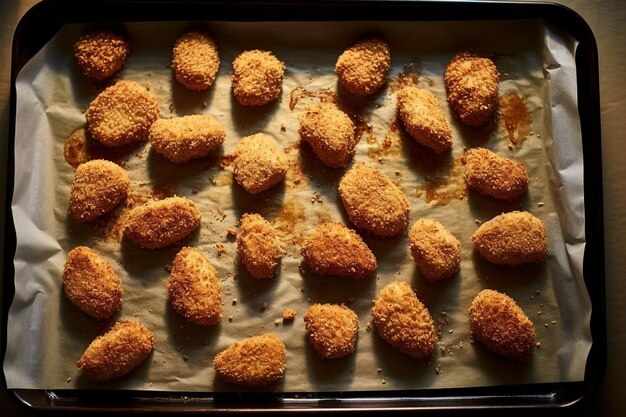 Chicken_nuggets_arranged_on_a_parchmentlined_baking_430_block_1_0jpg