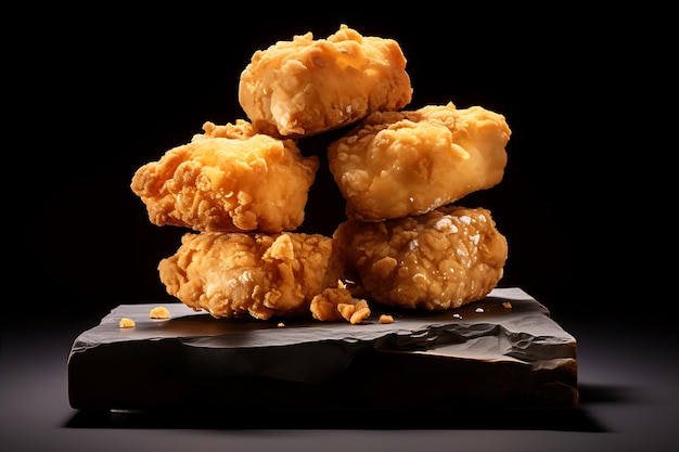 Photo chicken nuggets from dunkin donuts on tv