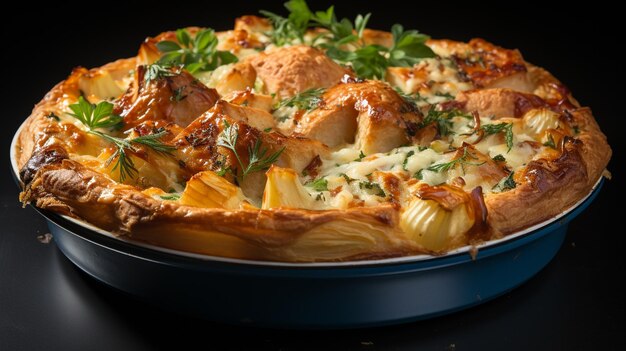 Premium Photo | Chicken pie
