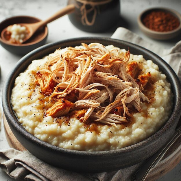 Photo chicken porridge