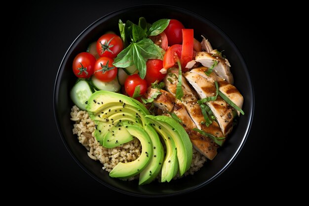 Chicken Quinoa Salad Bowl