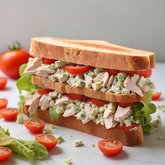 Chicken Salad Tomato Sandwich