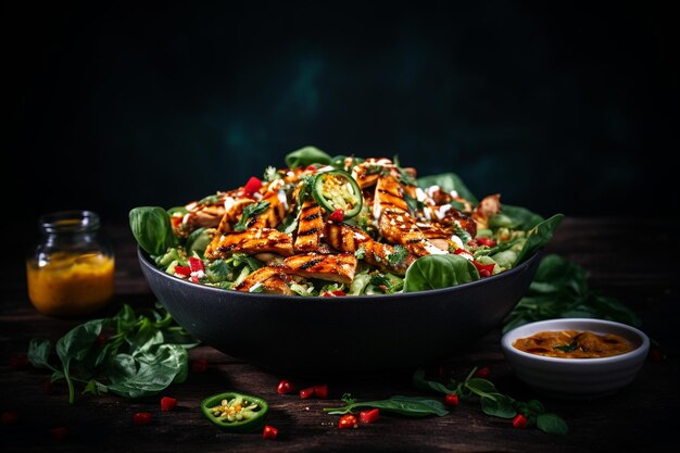 Chicken Salad with a Spicy Mango Dressing