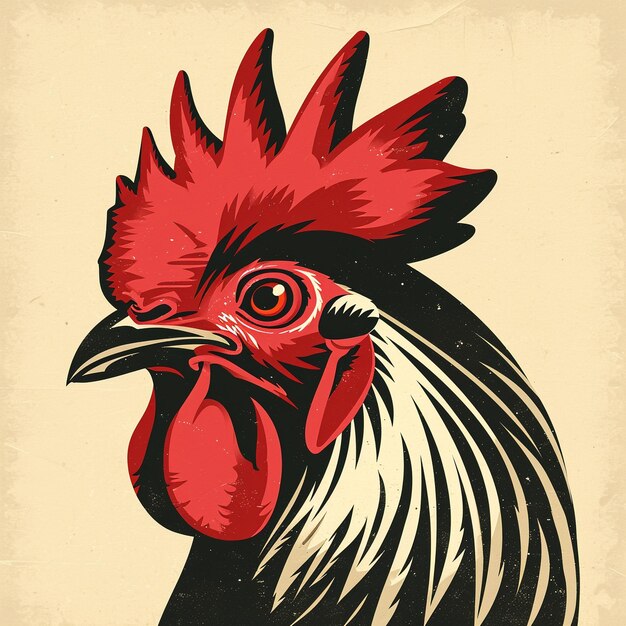 Photo chicken shaped logo