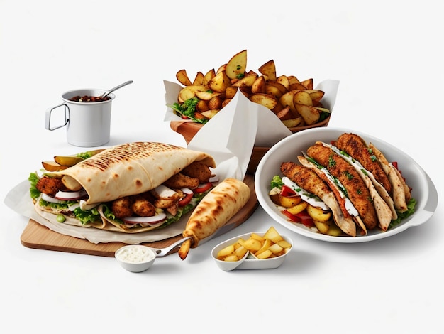 Chicken shawarma sandwich