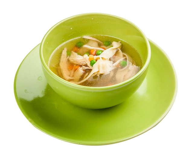 Chicken soup with vegetables Meals for children