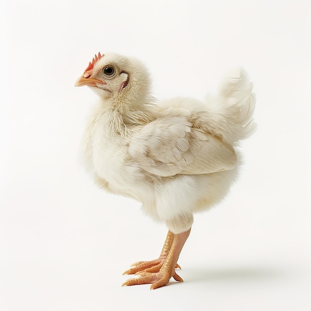 Photo a chicken in white background job id 0a977561489e44cb94899ab2657cf05c