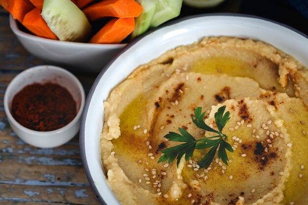 Foto humus di ceci fatto in casa