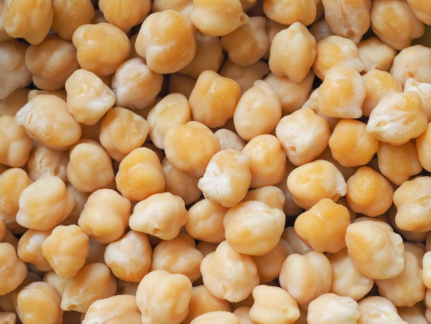 Chickpeas legumes vegetables background