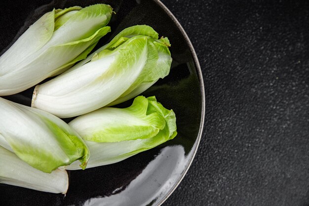 Photo chicory fruits green petals tasty fresh healthy eating cooking appetizer meal food snack