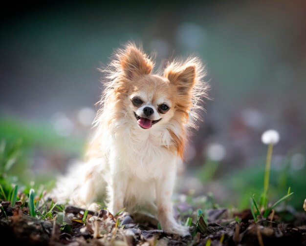 chihuahua in nature