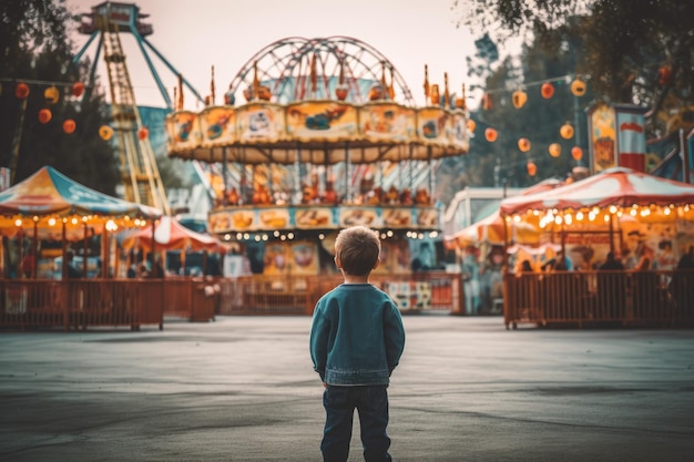 Child amusement park Generate Ai