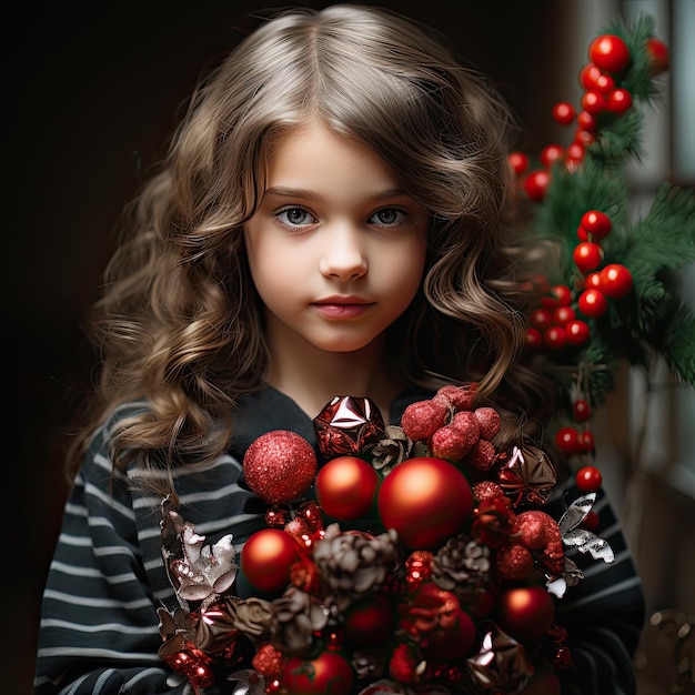 child in chrismast day