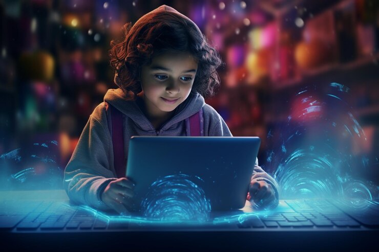 फोटो a child exploring an online educational platform o 00012 00