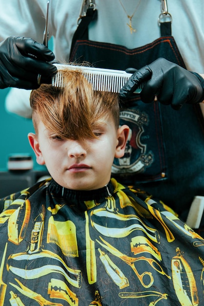 Photo child hair cut