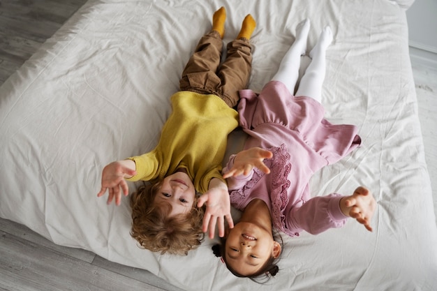 Child having fun during playtime