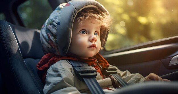 写真 赤ちゃんの車内 ⁇ 赤ちゃんの安全 ⁇ 赤ちゃんのステアリングホイール ⁇