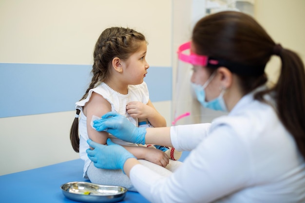 the child is afraid of being vaccinated trusting relationship between doctor and patient
