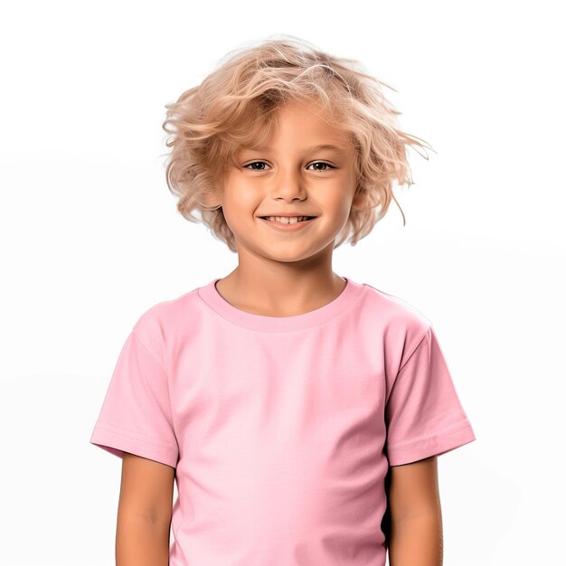 Premium AI Image Child Kid Tshirt Template With Yellow Green Red Premium AI Image Child Kid Tshirt Template With Yellow Green Red