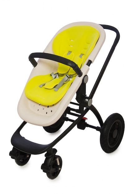 Child pram isolated on the white background