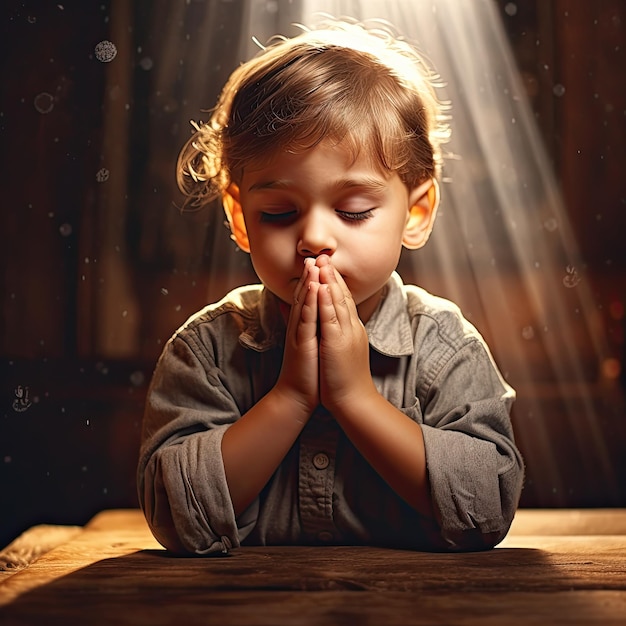 Child praying