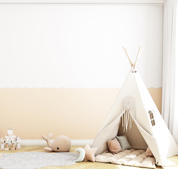 child room interior background