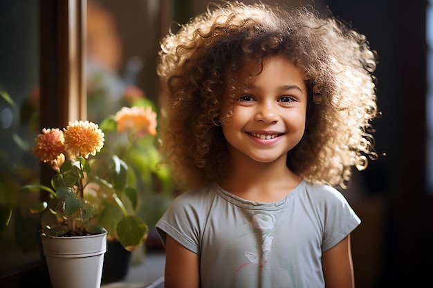 child smiling