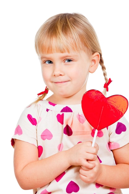 Child with lollypop