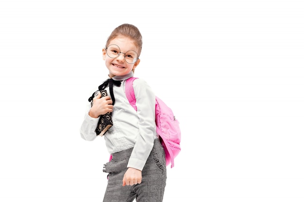 Child with schoolbag