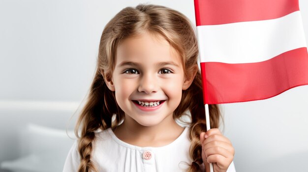 Photo child with swiss gear on transparent background