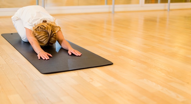 Child yoga pose