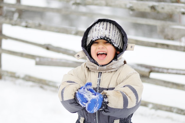 Childhood on snow