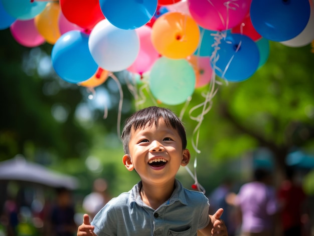 사진 인생의 가장 단순한 즐거움을 축하하는 아이들