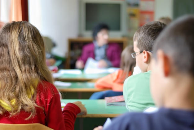 Children in classroom