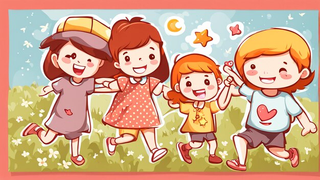 Photo children day happy childrens day children child smile