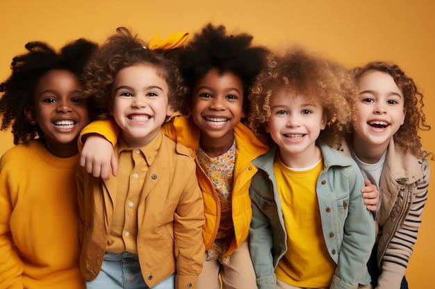 Children from Different Backgrounds in Joy Generative Ai