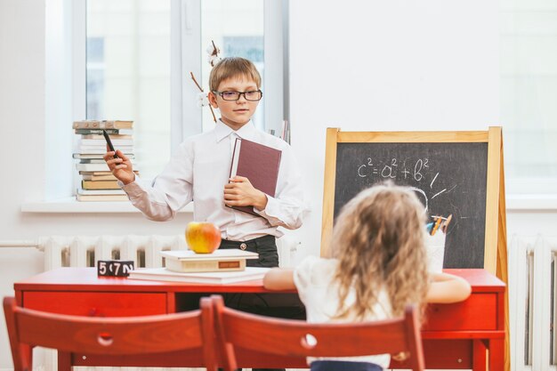 学校の子供たち