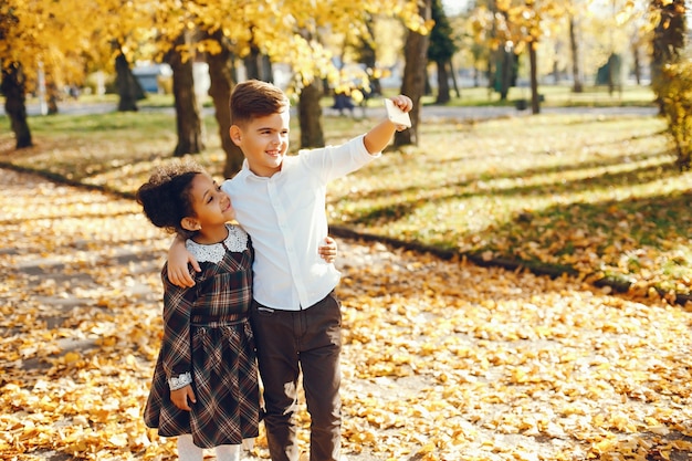 children in a park