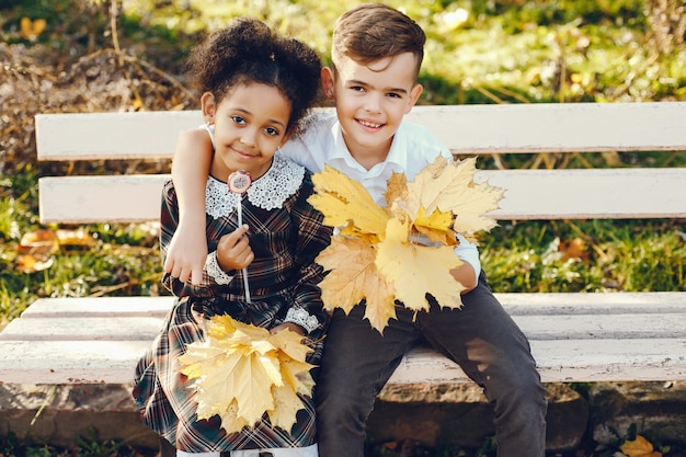 children in a park