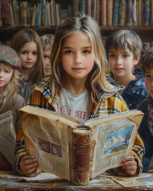 Фото Дети участвуют в книжном клубе