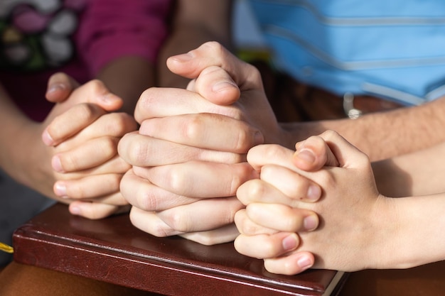 Children praying with parent at home, family pray together, online group worship, World Day of Prayer,international day of prayer, hope, gratitude, thankful, trust