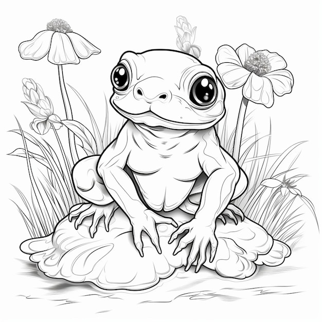 Photo children's animals coloring pages