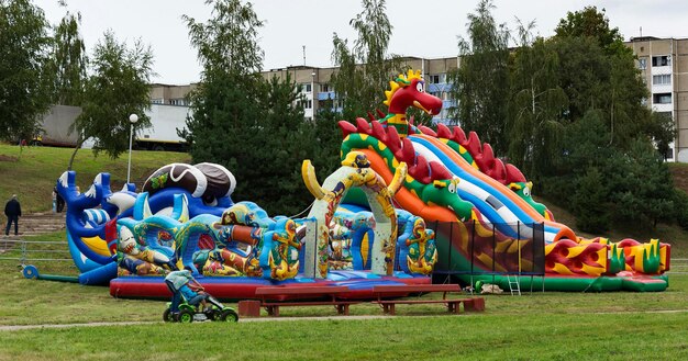 Children's inflatable playground