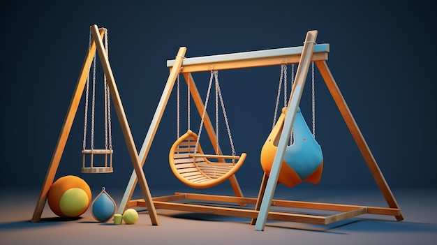 children's swing isometry