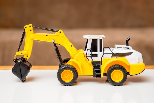 Children's toy bulldozer