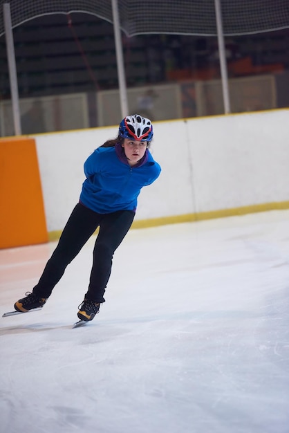 Photo children speed skating