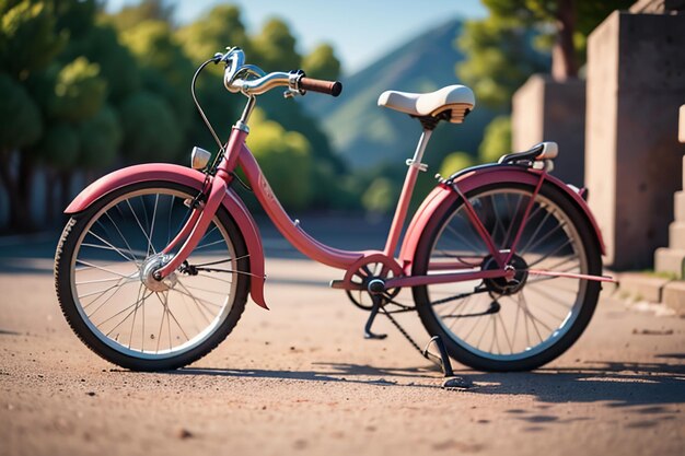 Foto bambini triciclo giocattolo bicicletta carta da parati sfondo infanzia tempo felice fotografia lavori