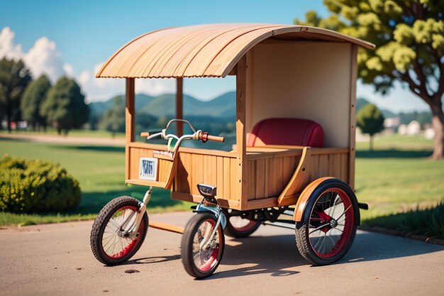 Foto bambini triciclo giocattolo bicicletta carta da parati sfondo infanzia tempo felice fotografia lavori